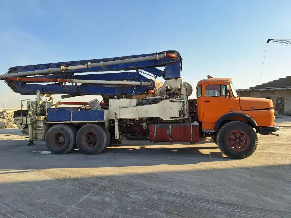 پمپ بتن 32 متر زیربندی شویینگ|خودرو سنگین|قزوین, |دیوار