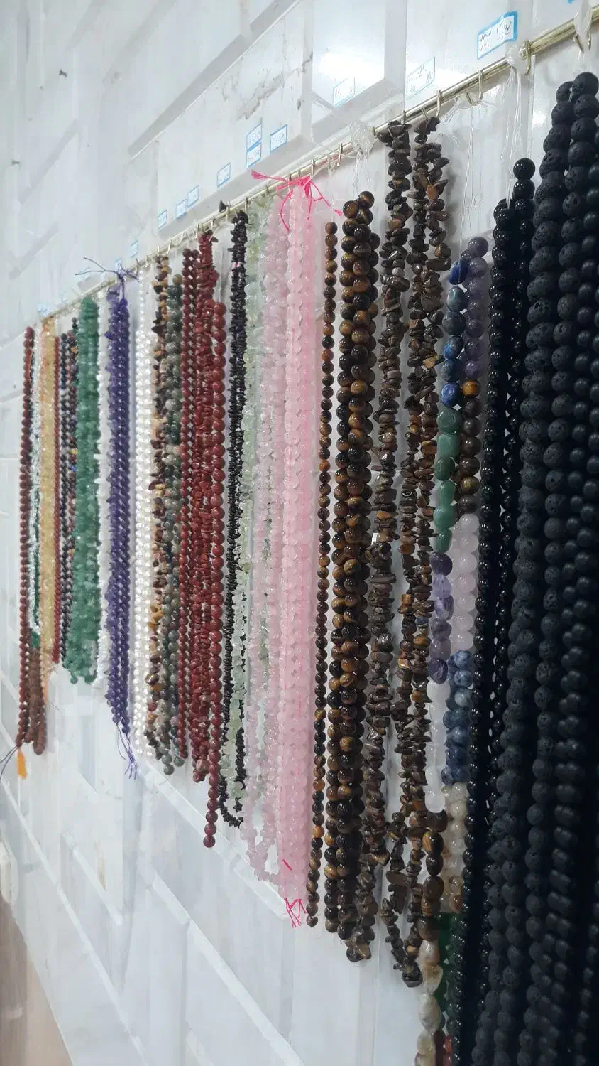 ریسه سنگهای قیمتی،مروارید/آمیتیست/سیترین/رودراکشا|جواهرات|نجف‌آباد, الله اکبر|دیوار