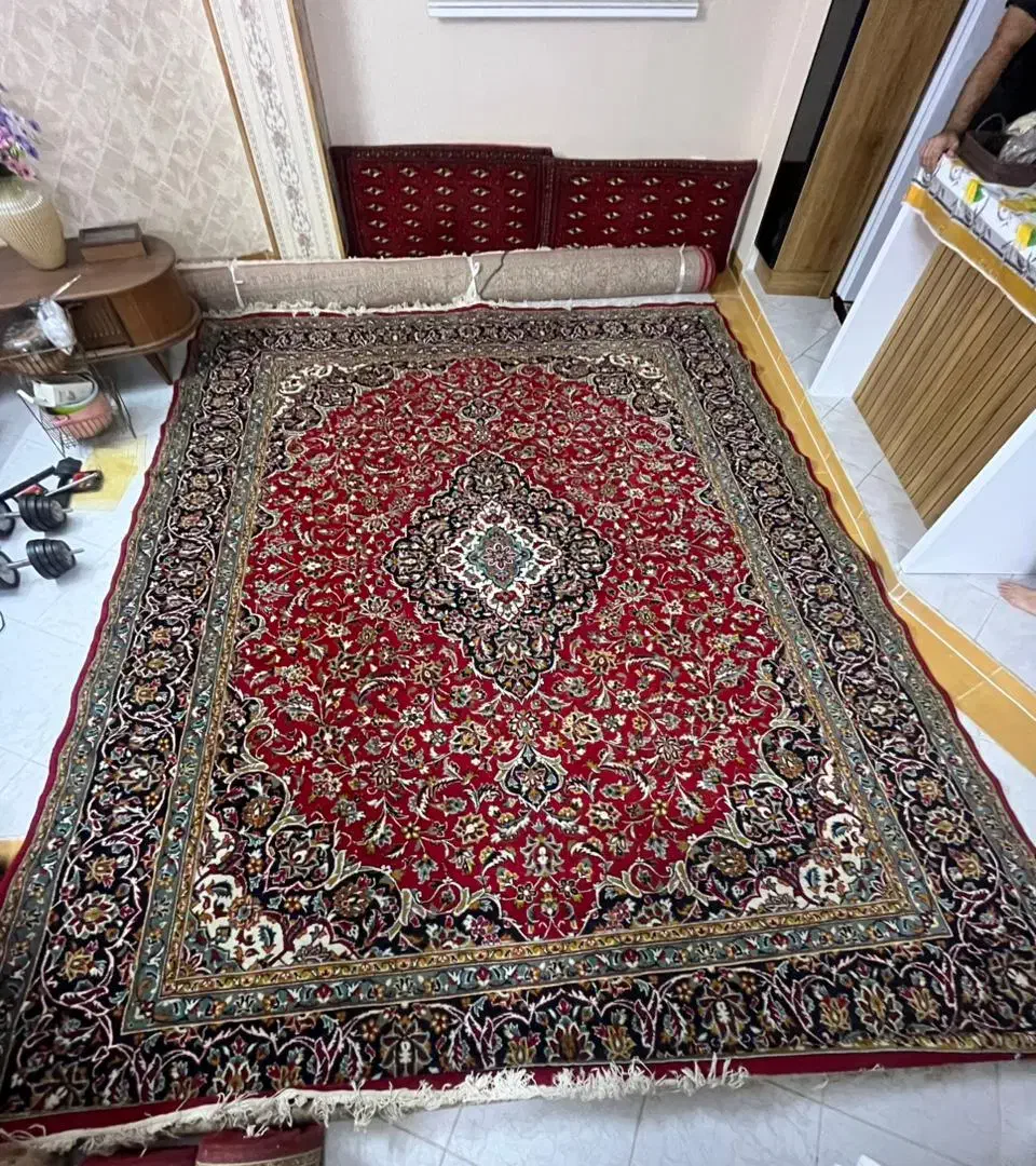 فرش زمرد مشهد سنگین وزن|فرش|سمنان, |دیوار