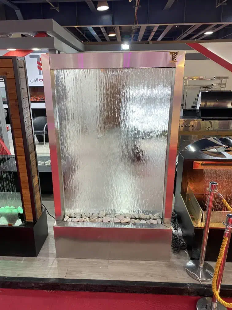 انواع نازل استیل پرده ایی بارانی شیشه ایی و استخری|مصالح و تجهیزات ساختمان|یزد, |دیوار