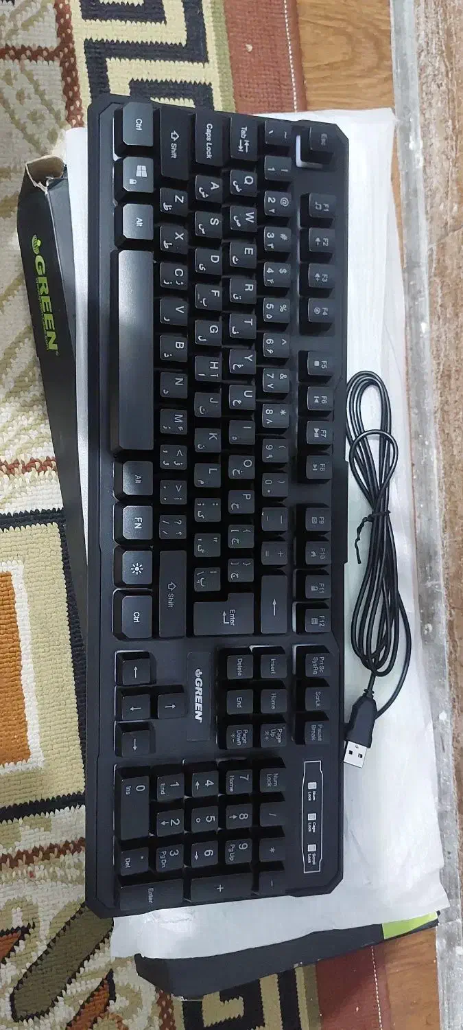 کیبورد گیمینگ GREEN GK601-RGB|قطعات و لوازم جانبی رایانه|گرگان, |دیوار