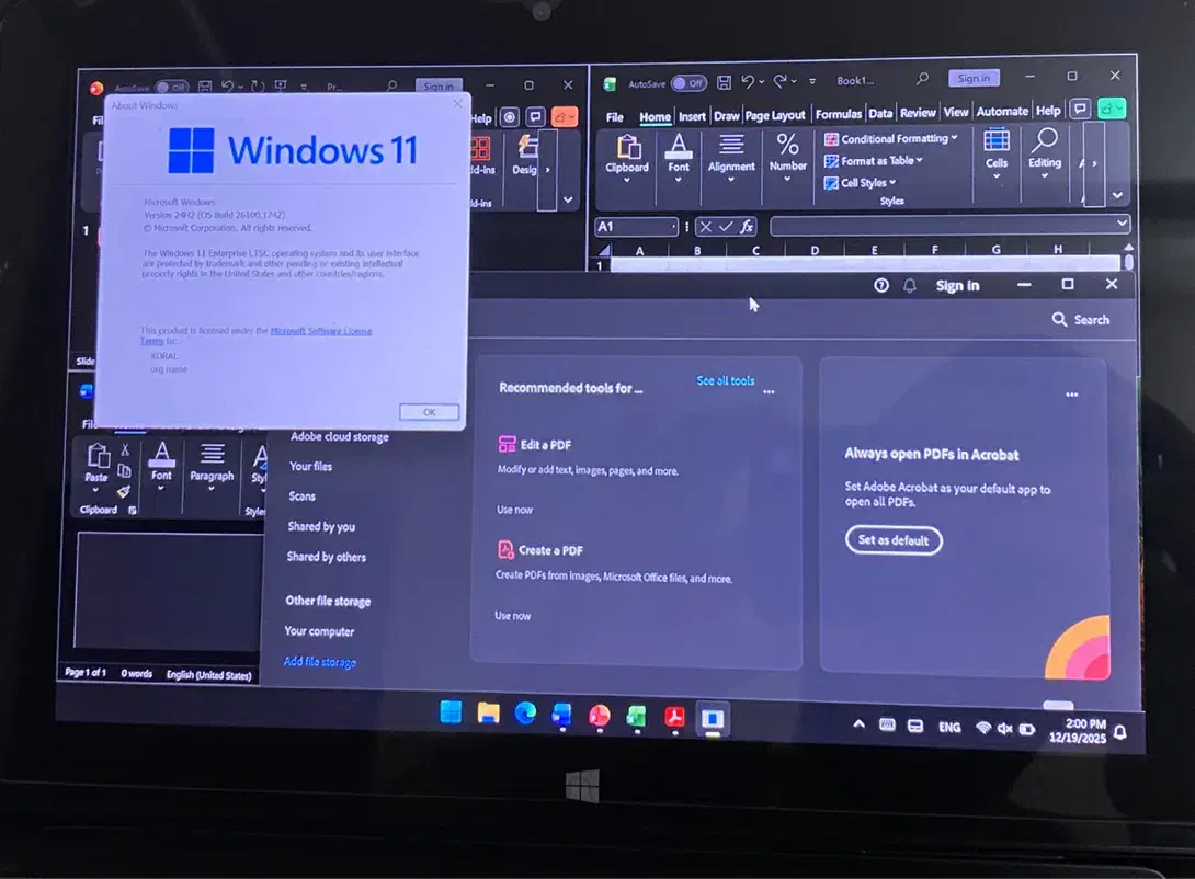 نوت بوک لمسی نسل ۱۰|رایانه همراه|مشهد, شهرک لشکر (شهرک غرب)|دیوار