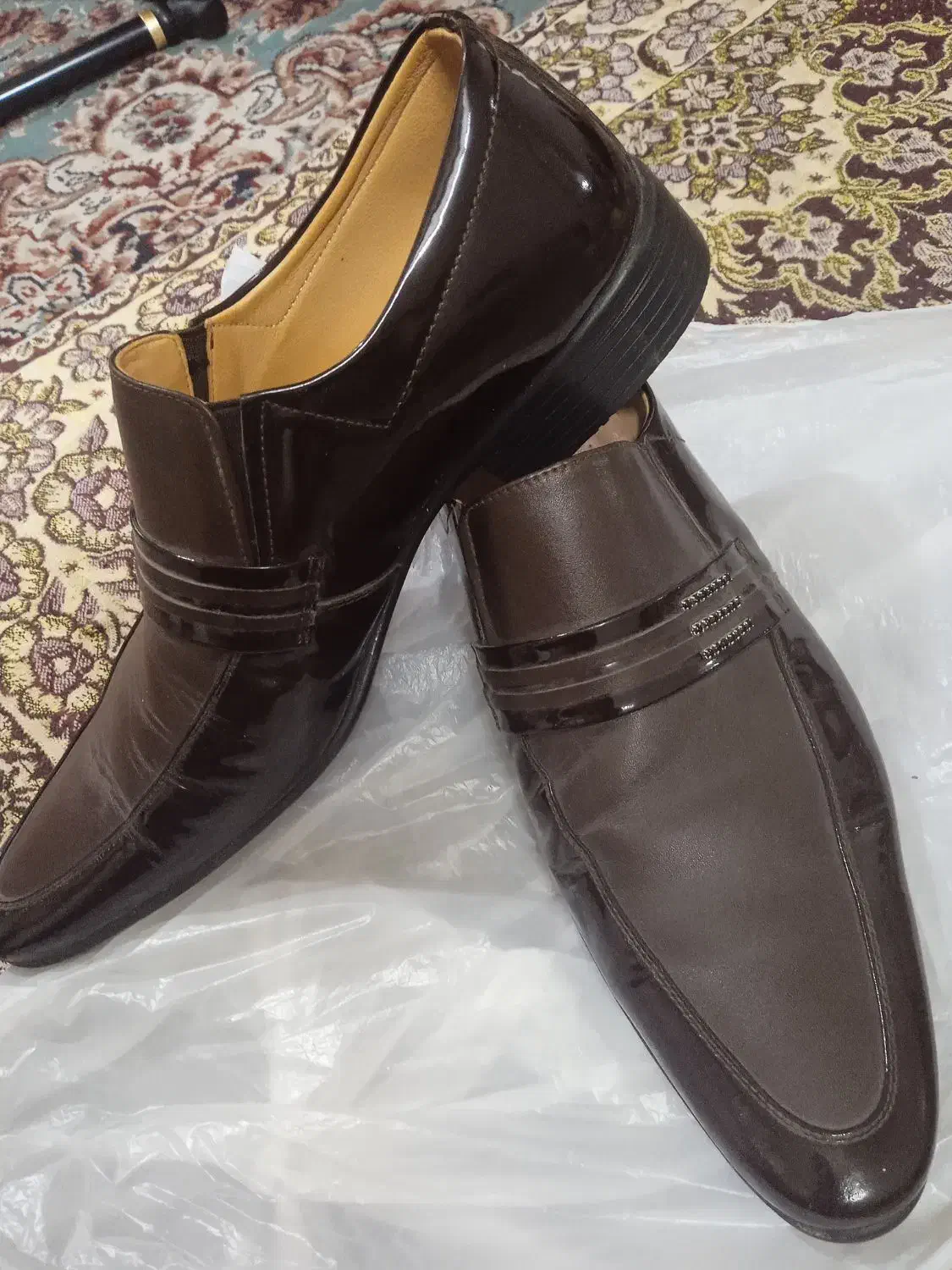 چرم قهوه ای سایز41|کیف، کفش، کمربند|مشهد, طبرسی شمالی|دیوار