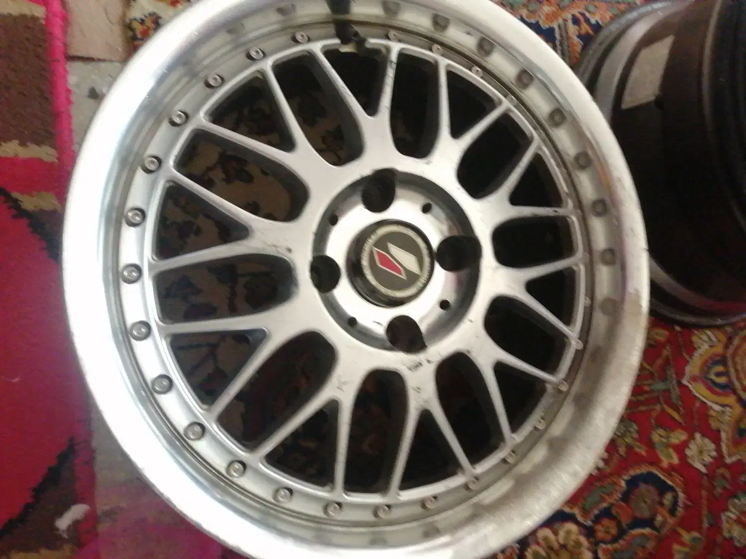 رینگ ۱۶ و اگزوز دست ساز معاوضه|قطعات یدکی و لوازم جانبی|بندر ماهشهر, |دیوار