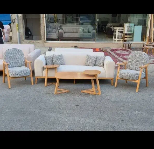 مبل مینیمال راحتی ۸ نفره با ضمانت|مبلمان خانگی و میز عسلی|چمستان, |دیوار