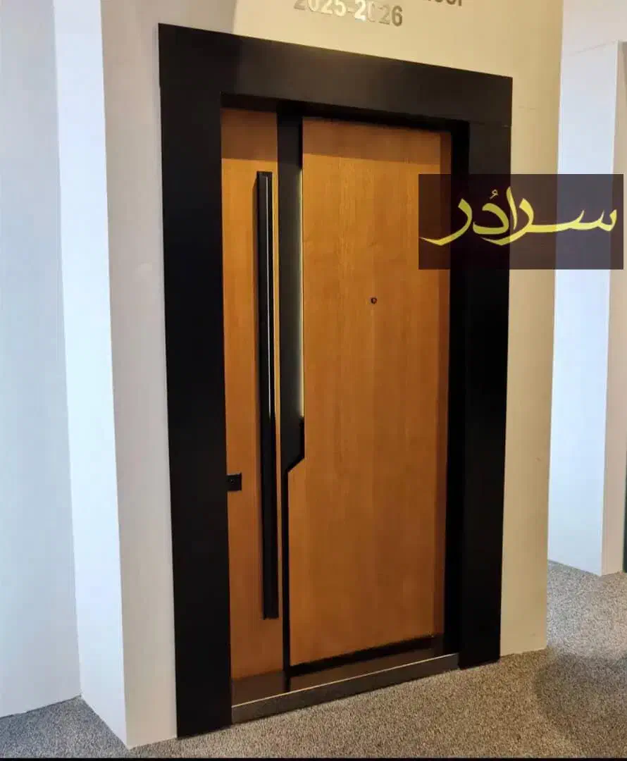 درب ضد سرقت طرح دوقاب کلاسیک نما کامپوزیت کد W002|مصالح و تجهیزات ساختمان|نور, |دیوار