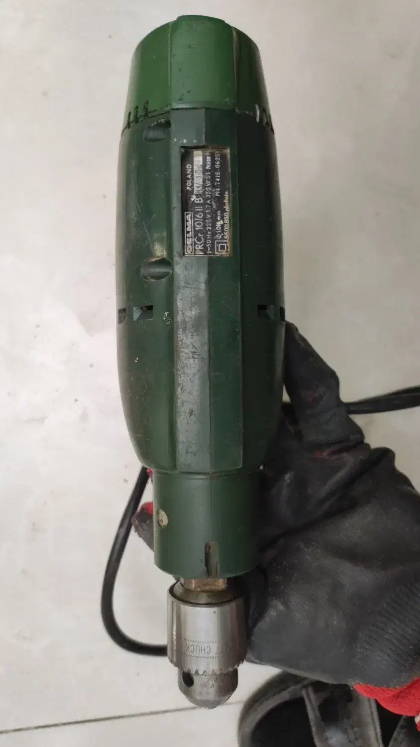 دریل دو دور برقی و دریل دستی دو دور دستی لهستانی|ابزارآلات|اصفهان, فیض|دیوار