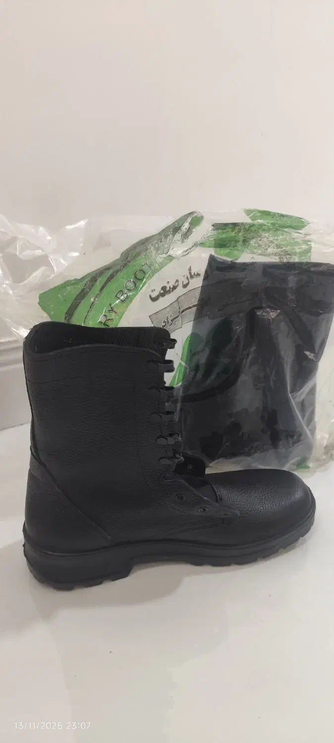 فروش پوتین نظامی نو|کیف، کفش، کمربند|فیروزآباد (فارس), |دیوار