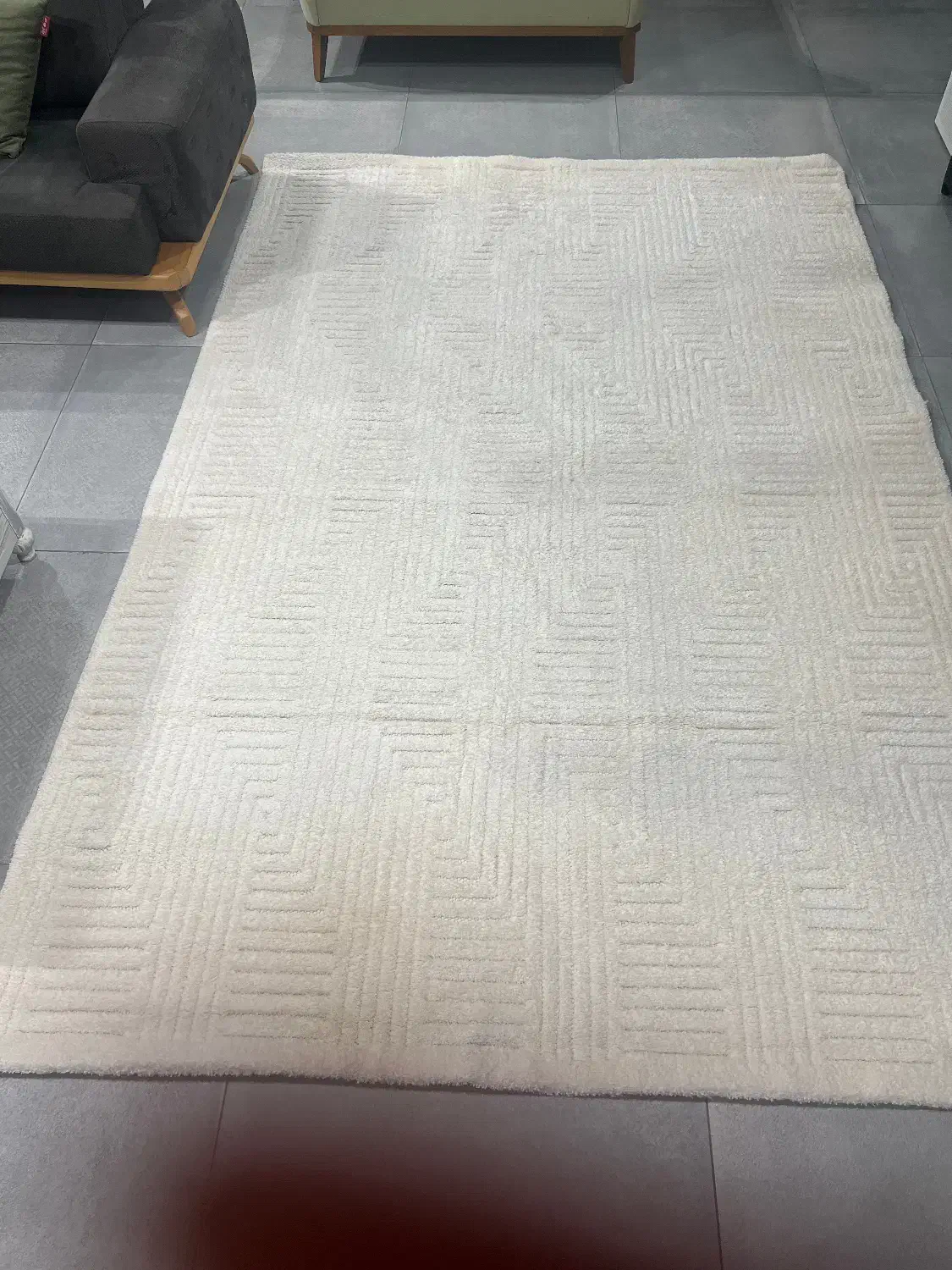 فرش اطلس دلیجان 6 کتری کرم|فرش|آمل, |دیوار