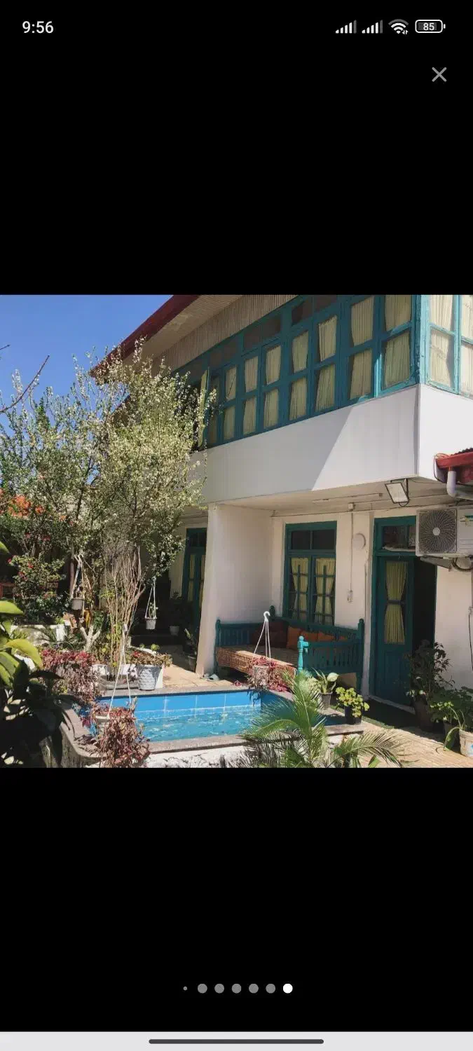 خانه باغ تاریخی ساغریسازان‌ رشت|اجارهٔ کوتاه‌مدت ویلا و باغ|رشت, ساغری سازان|دیوار