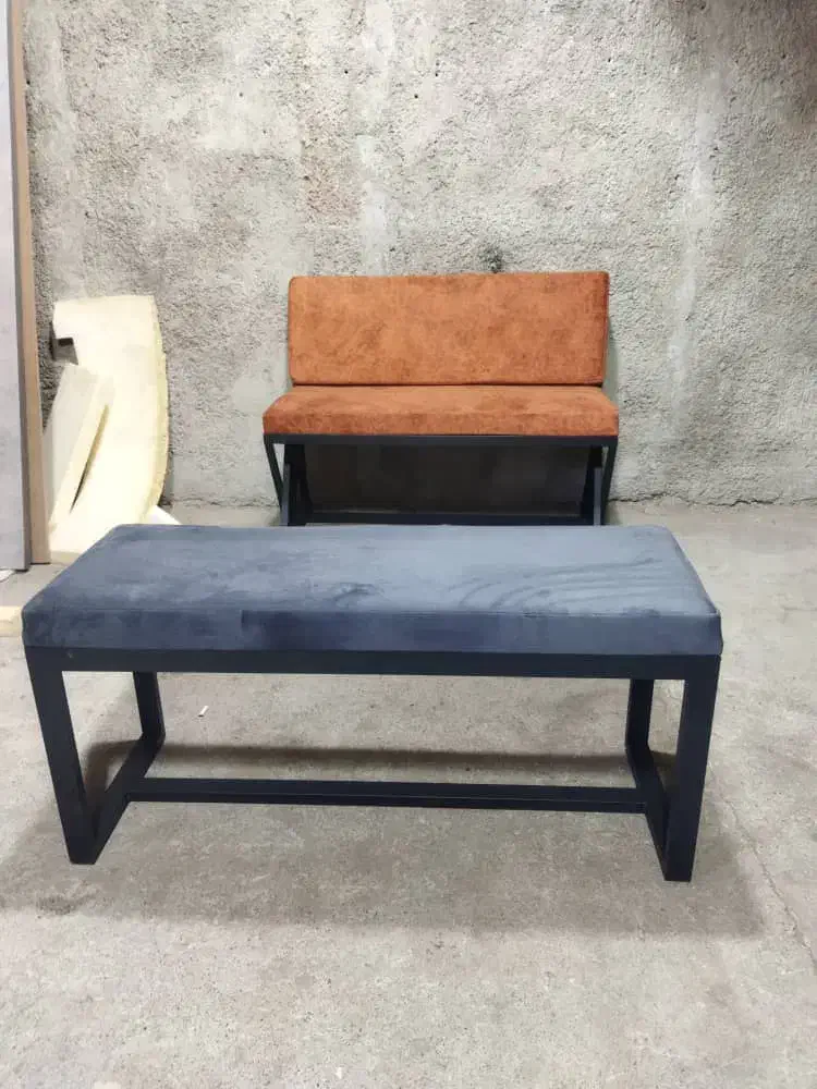 نیمکت مبلمان فلزی قهوه خانه کافی شاپ گیم نت|صندلی و نیمکت|تهران, شهرک ولیعصر جنوبی|دیوار