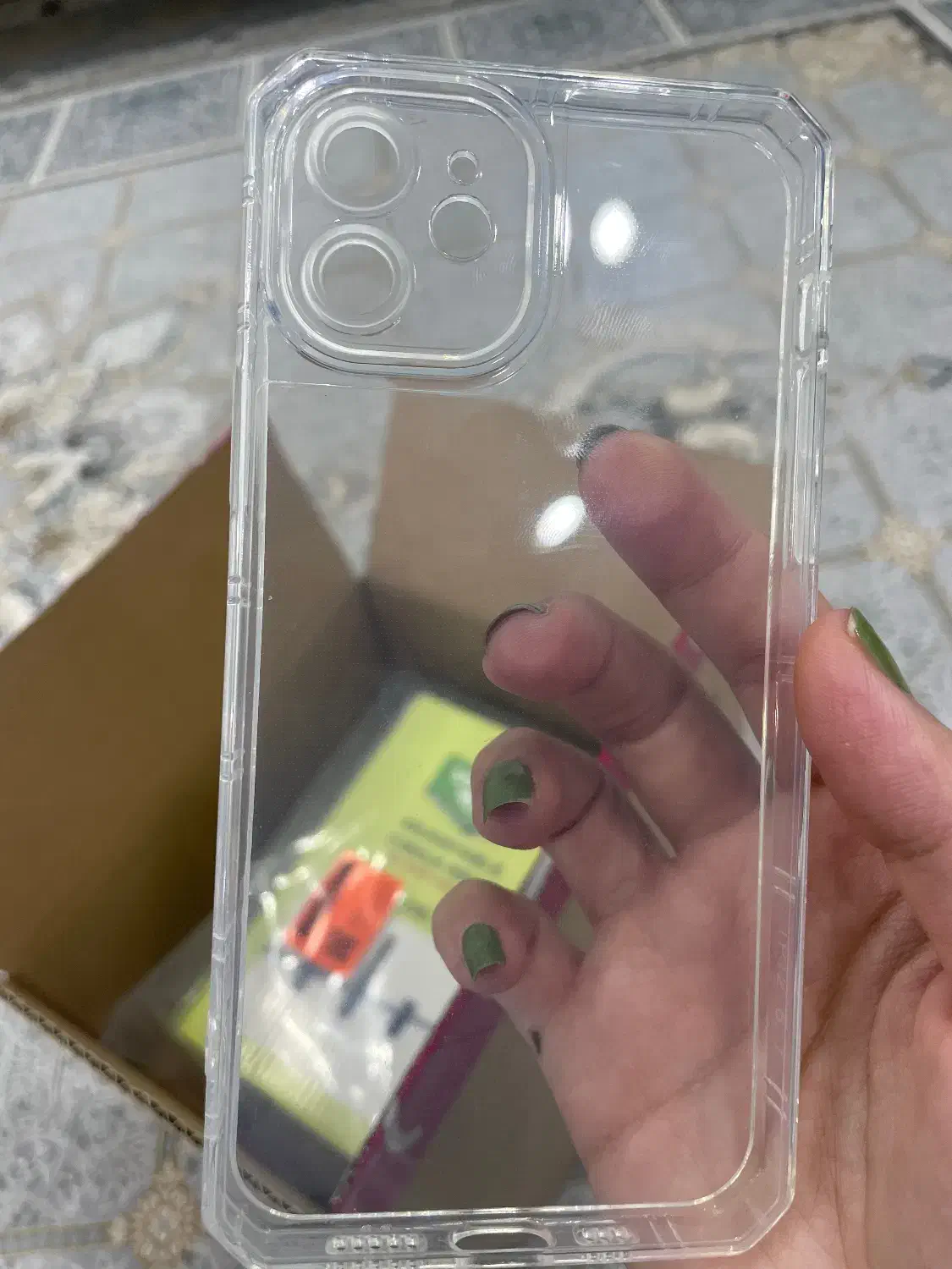 گارد شفاف سفید آیفون|لوازم جانبی موبایل و تبلت|کاشمر, |دیوار