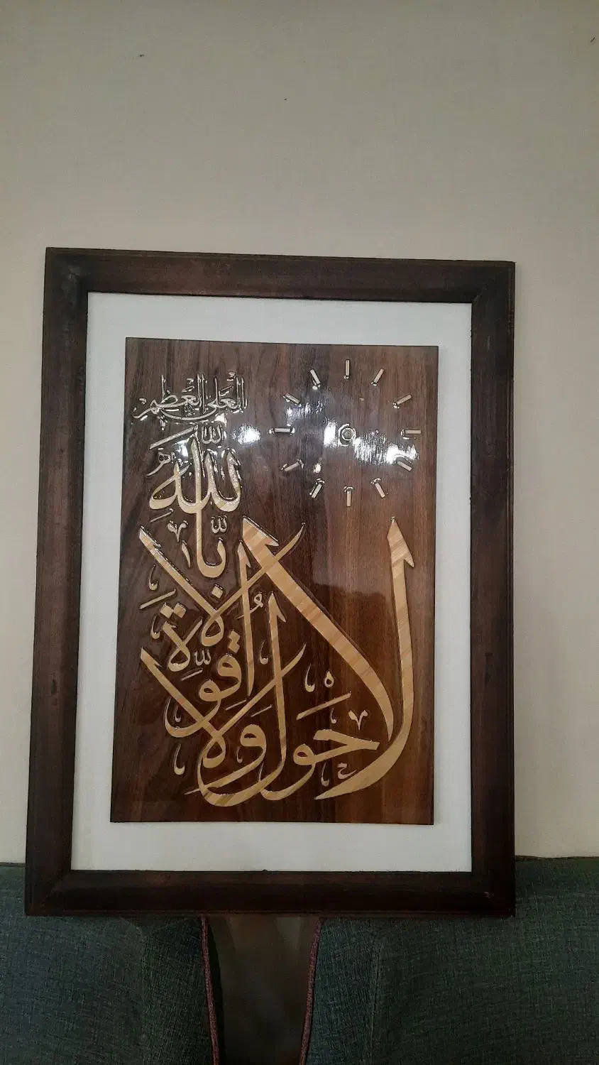 تابلو دست ساز ساعت دار|تابلو، نقاشی، عکس|رامسر, |دیوار