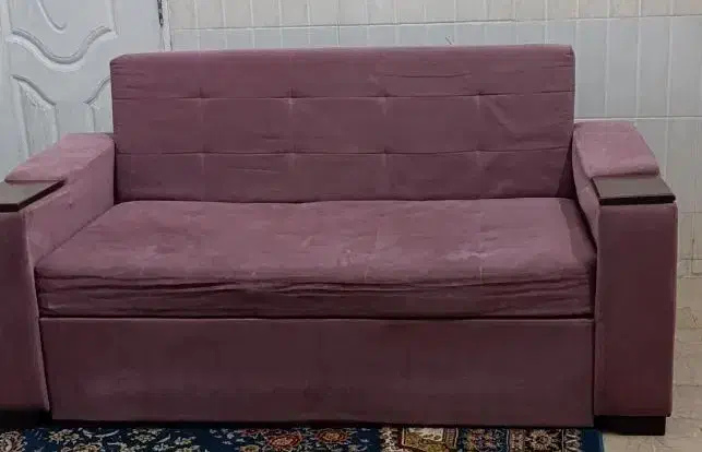 مبل تختشو 2 نفره تخت خواب شو سالم|مبلمان خانگی و میز عسلی|قم, کلهری|دیوار