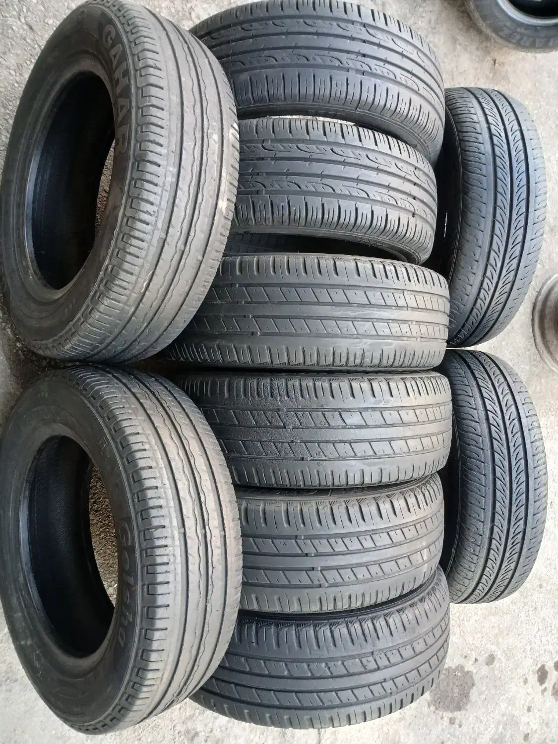 چندجفت لاستیک 185/65/14 و185/60/14|قطعات یدکی و لوازم جانبی|قم, تولید دارو و یخچال|دیوار