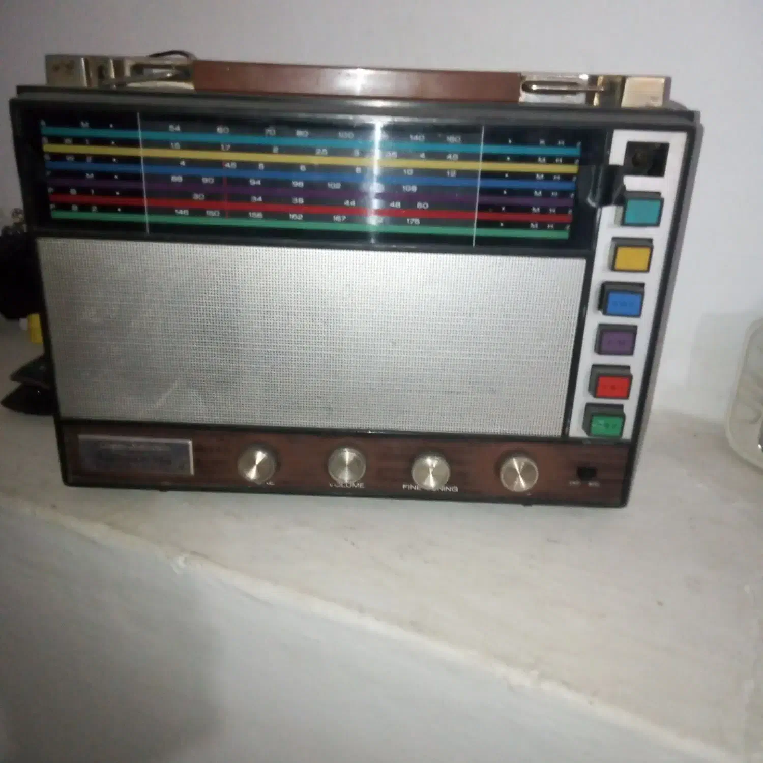 رادیو قدیمی کلکسیونی عتیقه|کلکسیون اشیاء عتیقه|سنقر, |دیوار