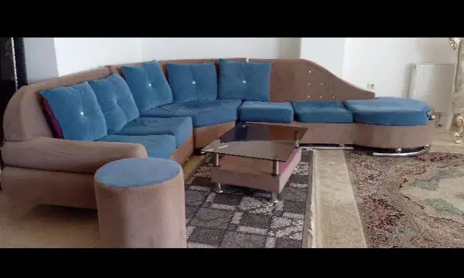 مبل هفت نفره مدل L|مبلمان خانگی و میز عسلی|سنندج, |دیوار