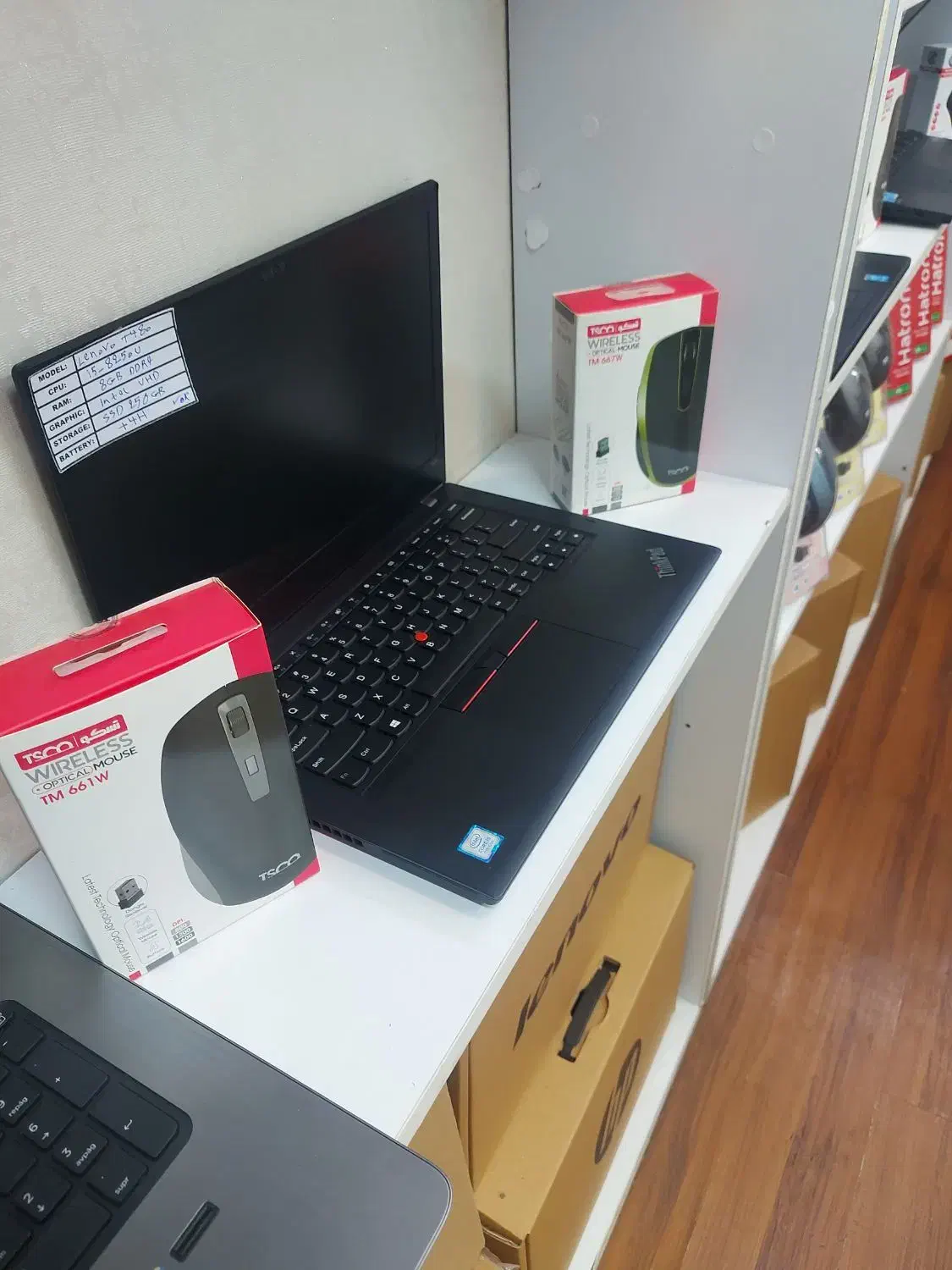 لپتاپcore i5نسل8رم8ddr4  هاردssdکاملانوباکارتنT480|رایانه همراه|تهران, پونک|دیوار