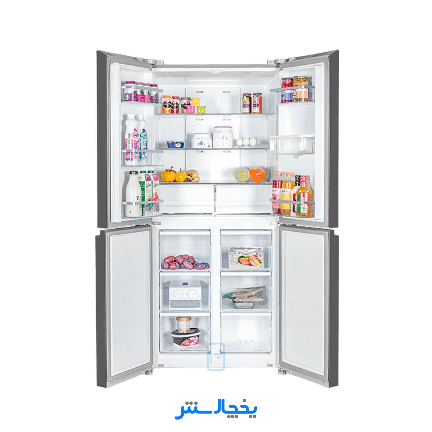 یخچال 4 در ایکسویژن پلمپ|یخچال و فریزر|شیراز, شهرک دارایی|دیوار