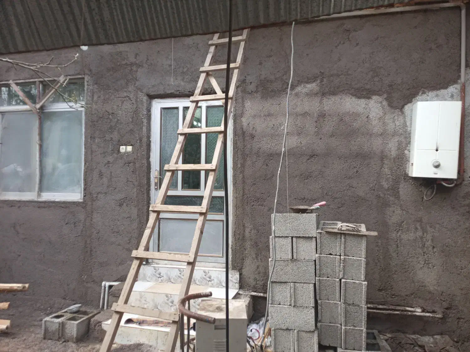 سیمانکاری پودر|خدمات پیشه و مهارت|صومعه‌سرا, |دیوار