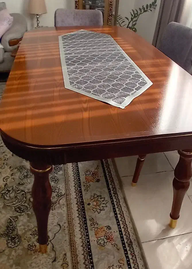 میزناهارخوری ۶ نفره بدون صندلی|میز و صندلی غذاخوری|رشت, یخسازی|دیوار