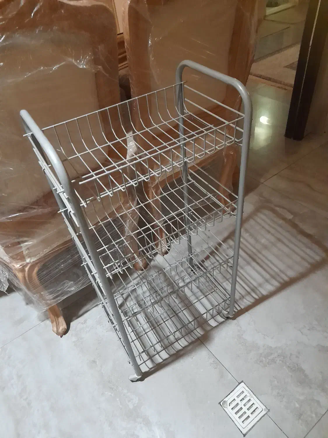 جای سیب زمینی و پیاز فلزی چرخ دار|آبچکان و نظمدهنده ظروف|تهران, تهراننو|دیوار