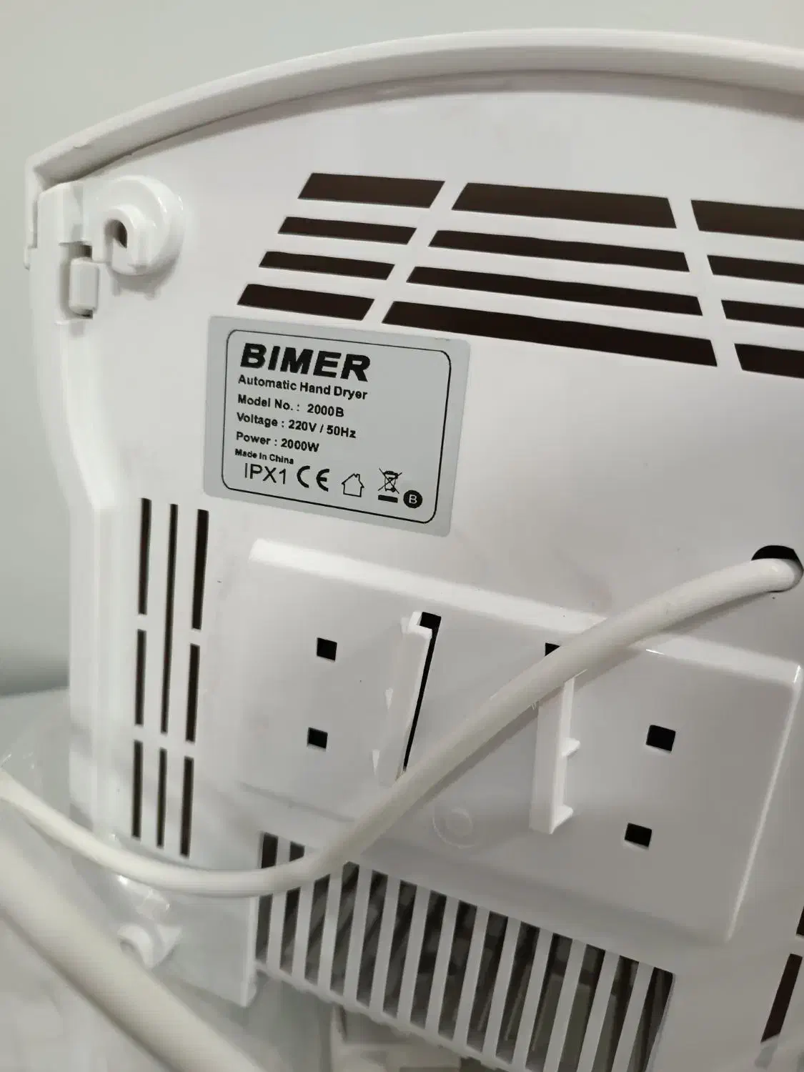 دست خشک کن 2000 وات Bimer|لوازم سرویس بهداشتی|امیدیه, |دیوار