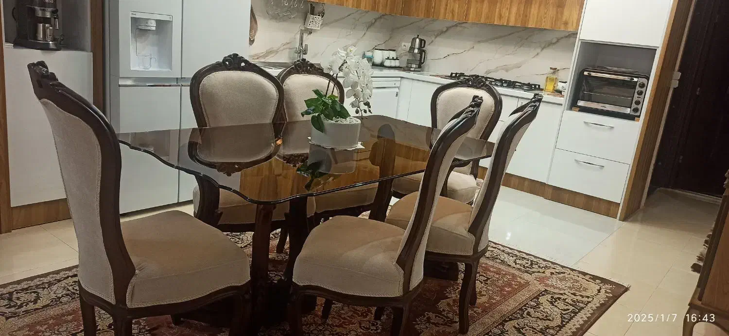 ست مبل و میز ناهار خوری استیل|مبلمان خانگی و میز عسلی|قشم, |دیوار