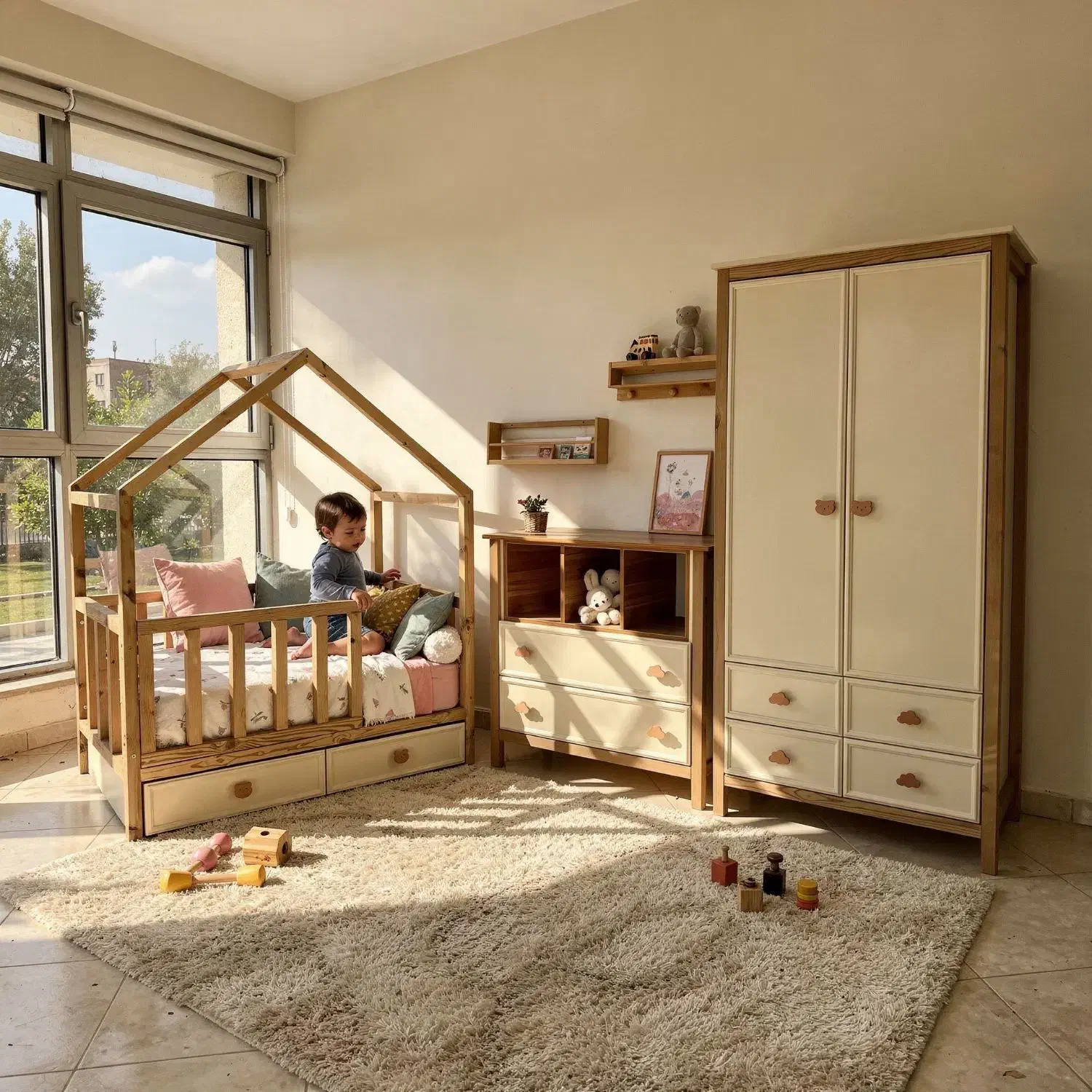 تولید انواع سرویس کودک بی واسطه از تولید به مصرف|تخت و سرویس خواب|پردیس, شهرک صنعتی کمرد|دیوار