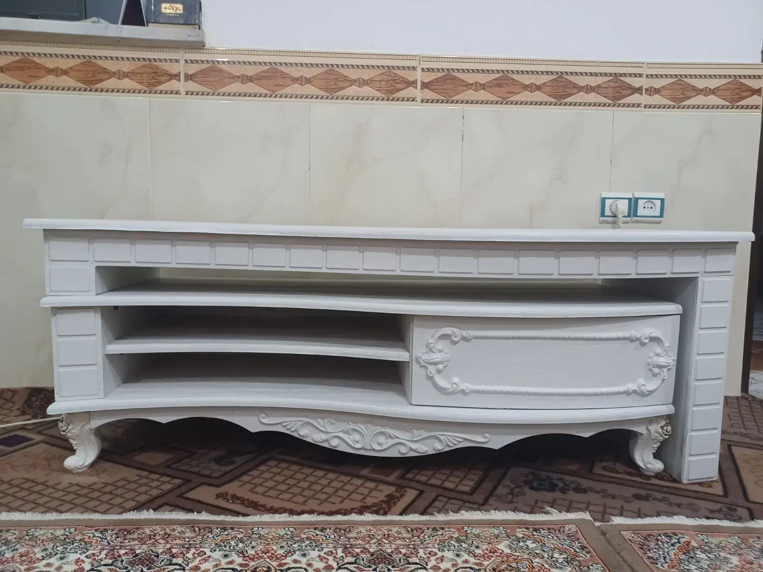 میز تلویزیون چوبی|میز تلویزیون|قروه, |دیوار