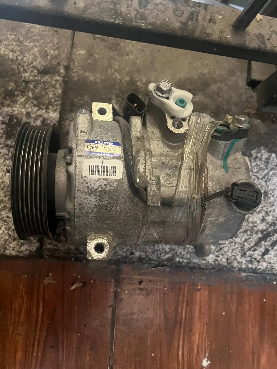 کمپرسور کولر سانتافه و۲۰۶ و ۴۰۵ و پرایدوغیره...|قطعات یدکی و لوازم جانبی|تهران, تهرانپارس شرقی|دیوار