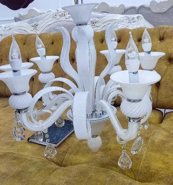 لوستر شیشه ایی خارجی|لوستر و چراغ آویز|قم, نوقطار|دیوار