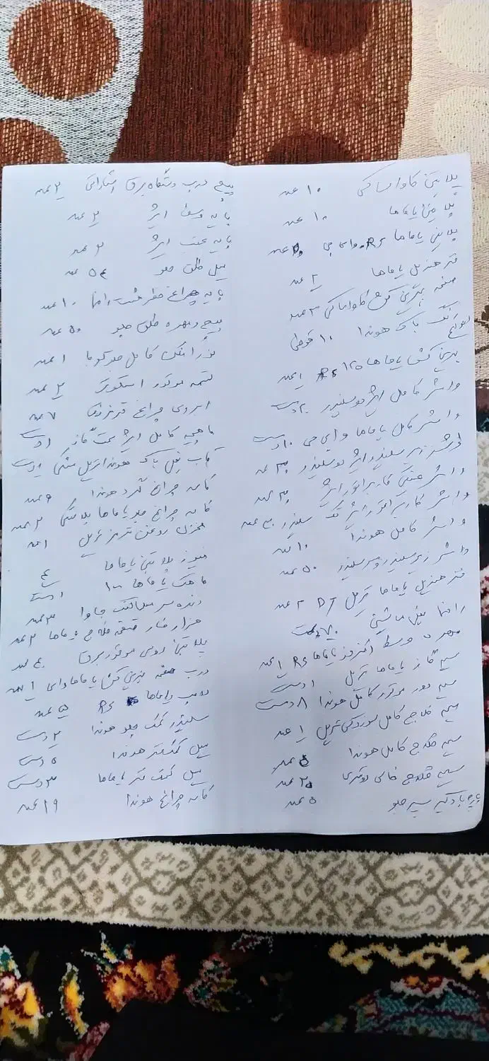 فروش لوازم جانبی موتور سیکلت|قطعات یدکی و لوازم جانبی|مشگین شهر, |دیوار