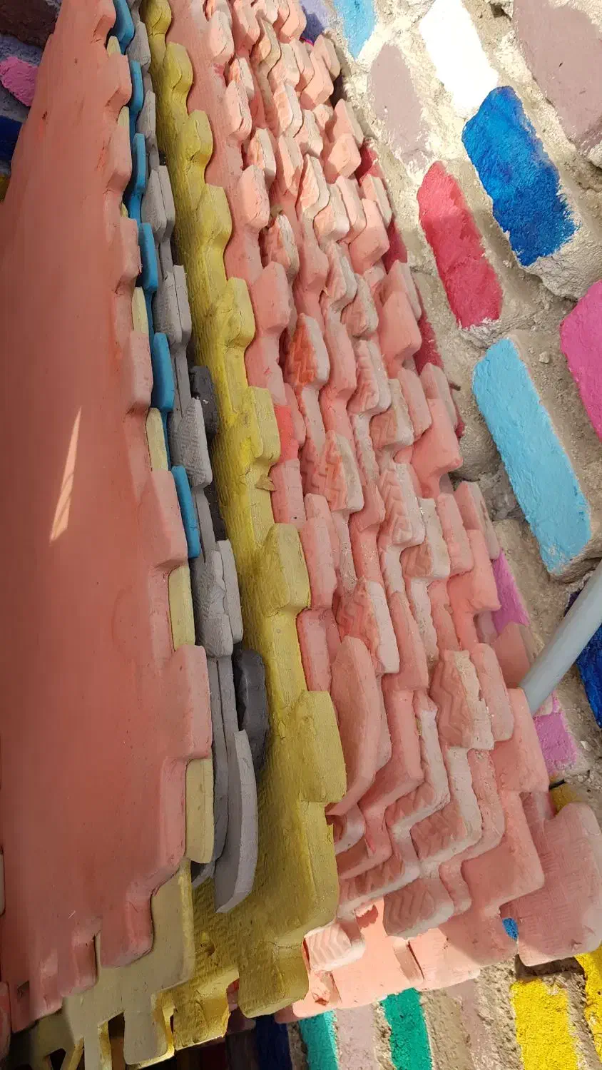 ۱۱ عدد تاتامی قرمز|تجهیزات ورزشی|کرمانشاه, |دیوار