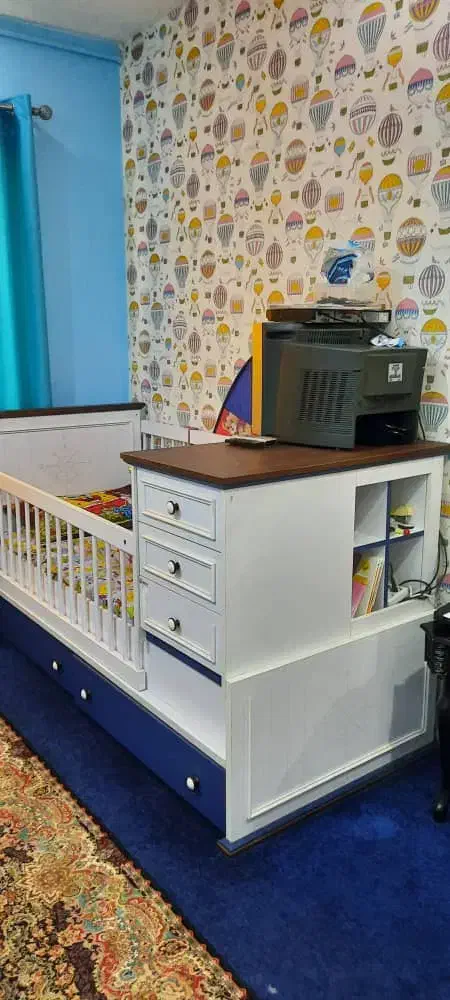 تخت کودک قابلیت برای نوجوان هم دارد|تخت و سرویس خواب|گرگان, |دیوار