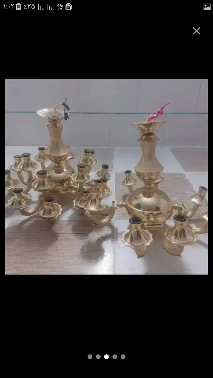 فروشنده و خریدار لوستر ابکاری وبرنز|لوستر و چراغ آویز|اسلام‌شهر, شهرک واوان|دیوار