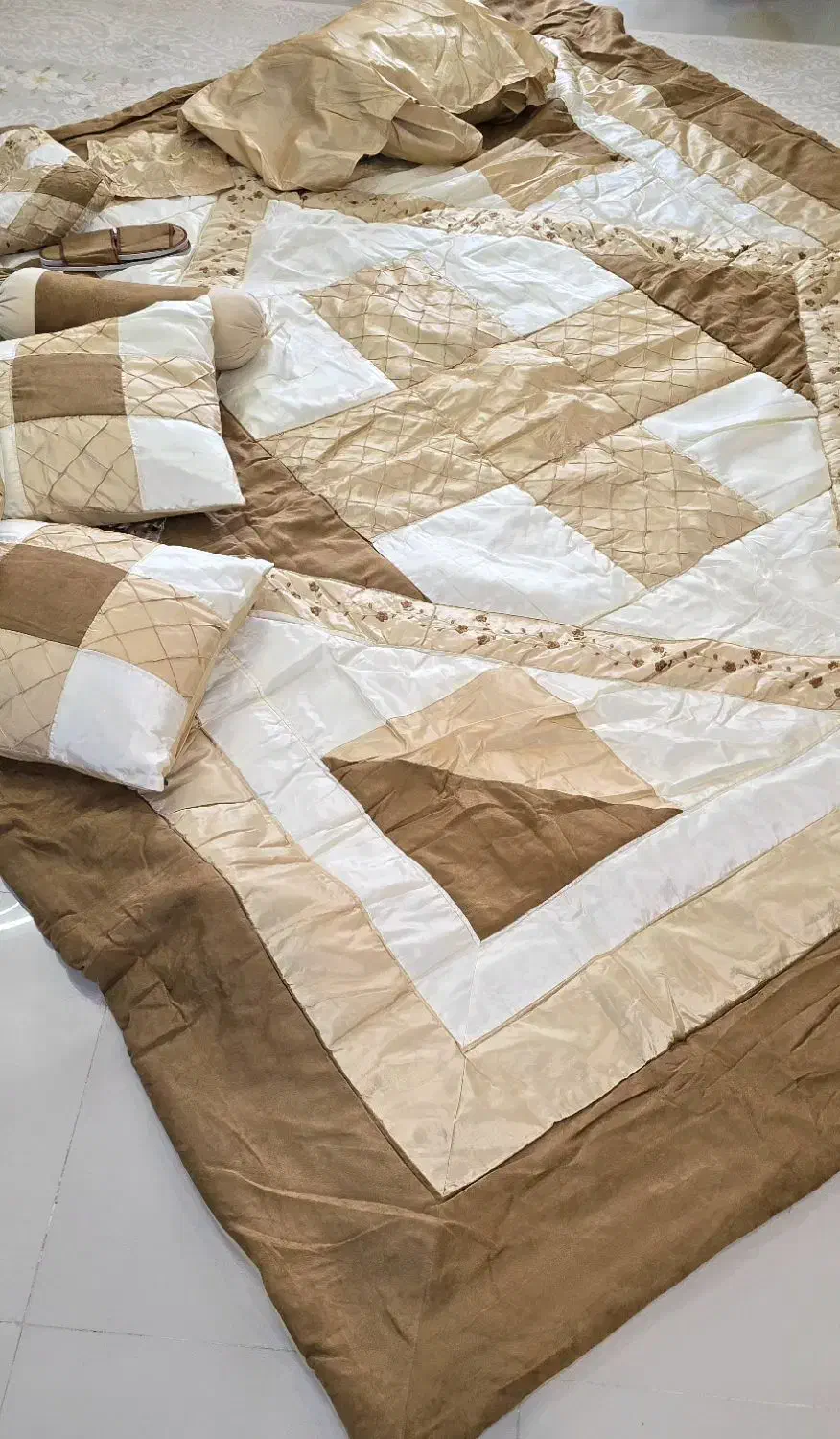 روتختی لاکچری عروس وارداتی۱۴ تیکه کاملا نو درجه یک|سرویس روتختی|بندر امام خمینی, |دیوار