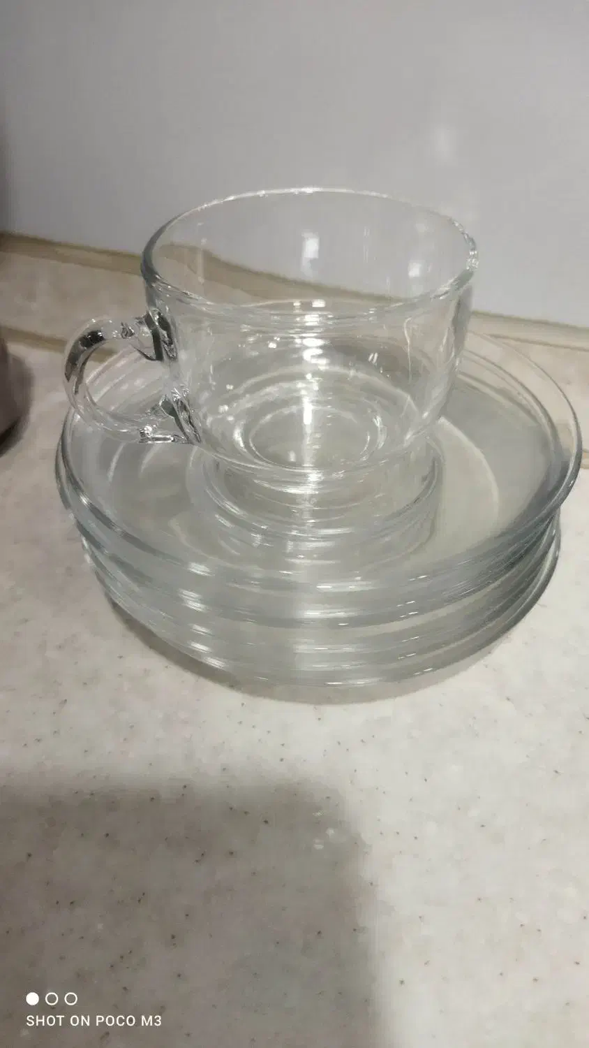 قابلمه چدن .میوه خوری ژاپنی استکان فرانسه|ظروف سرو و پذیرایی|شیراز, فرگاز|دیوار