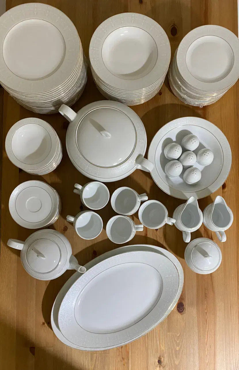 سرویس ۱۲ نفره چینی زرین|ظروف سرو و پذیرایی|تنکابن, |دیوار