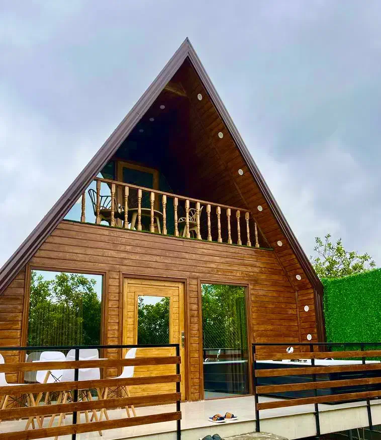 کلبه سوییسی جکوزی دار کنار رودخانه بابلکنار لفور|اجارهٔ کوتاهمدت ویلا و باغ|مرزیکلا, |دیوار