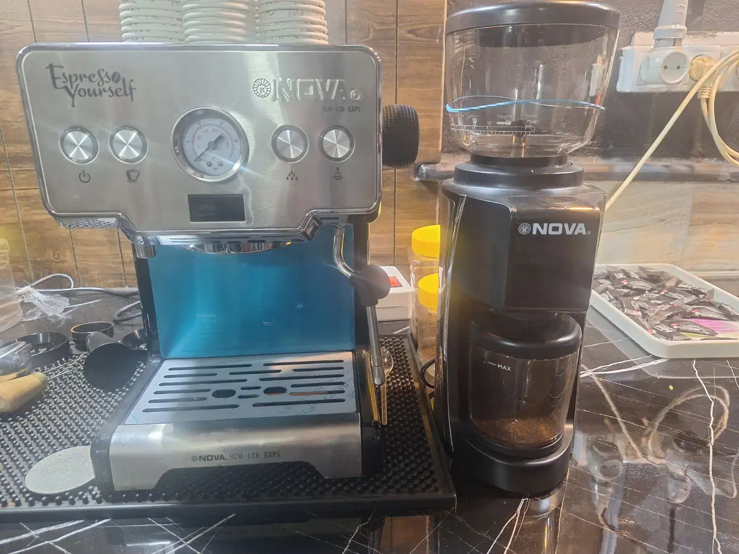 قهوه ساز نوا۱۲۸ آسیاب اتومات نوا|سماور، چایساز، قهوهساز|آزادشهر, |دیوار