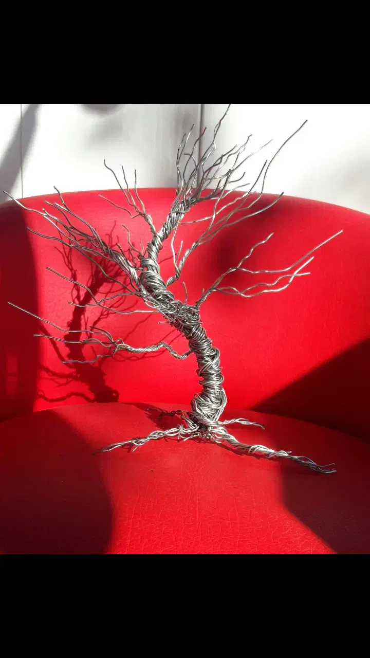 مجسمه مفتولی دکوری بنسای وسگ|مجسمه، تندیس، ماکت|قزوین, |دیوار