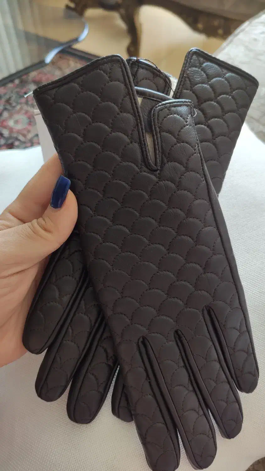 دستکش چرم طبیعی زنانه|لباس|کرج, اکبرآباد|دیوار