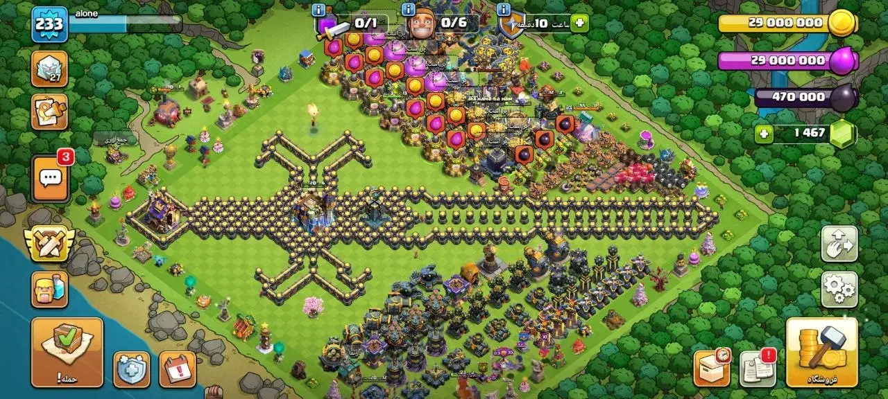 اکانت کلش تان 18مکس ۱۷|کنسول، بازی ویدئویی و آنلاین|مشهد, شهید آوینی|دیوار