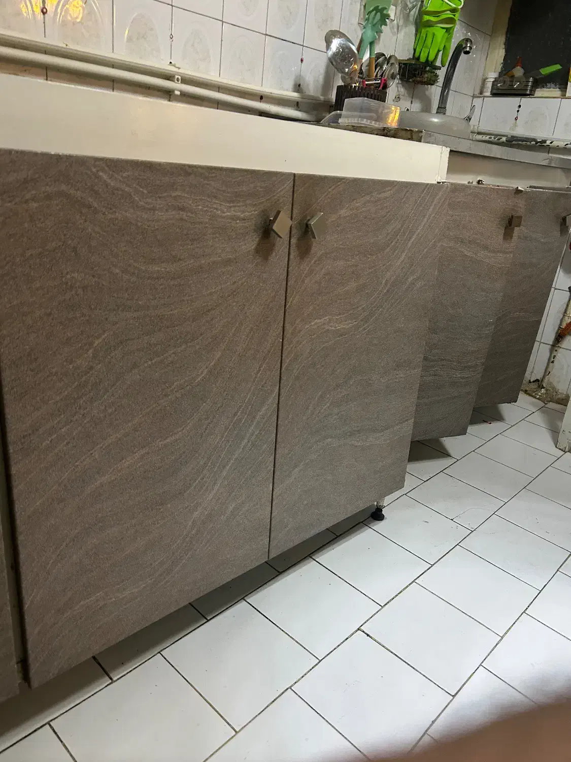 کابینت آهنی به همراه سینک|مصالح و تجهیزات ساختمان|کرج, اصفهانیها|دیوار