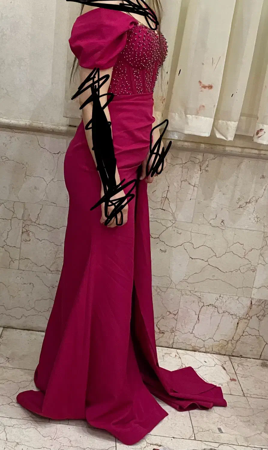 پیراهن مجلسی|لباس|باقرشهر, |دیوار