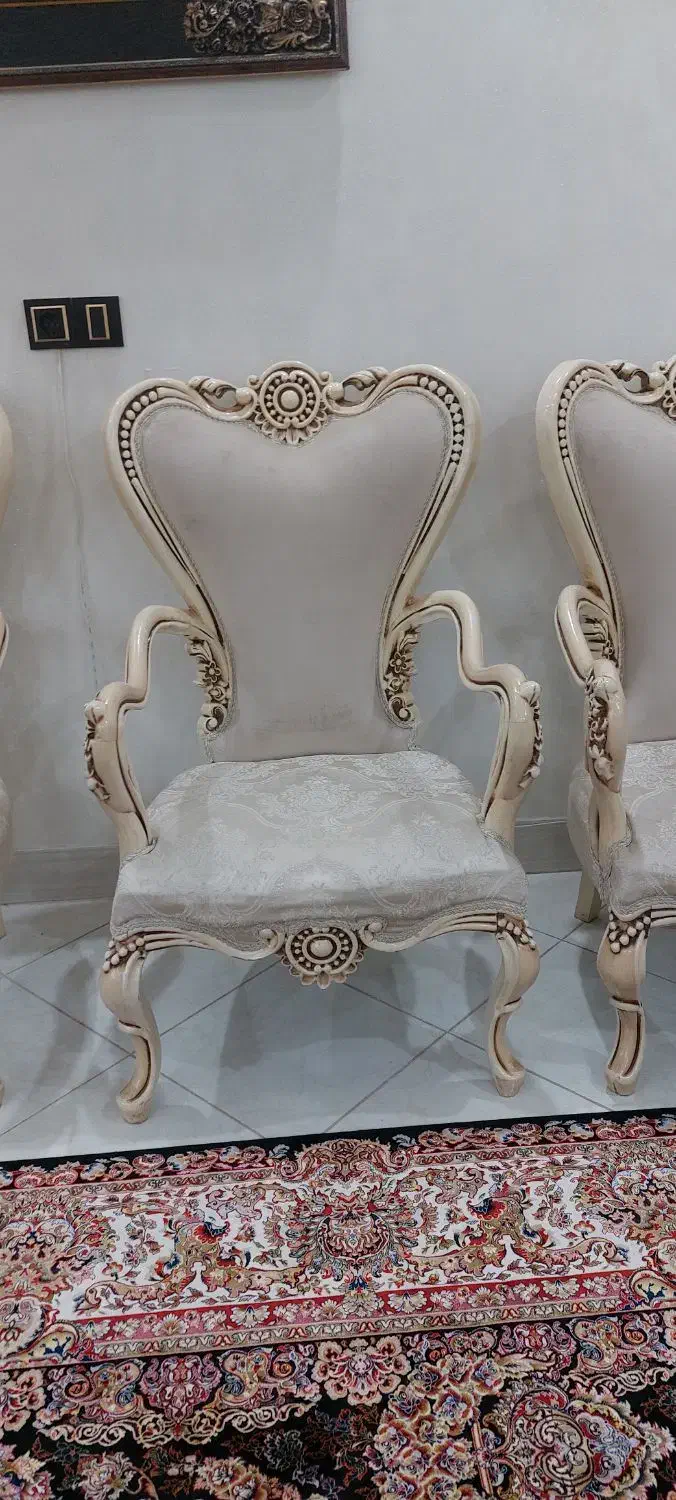 مبل استیل چوب راش درحدنوسالم|مبلمان خانگی و میز عسلی|قم, عمار یاسر|دیوار