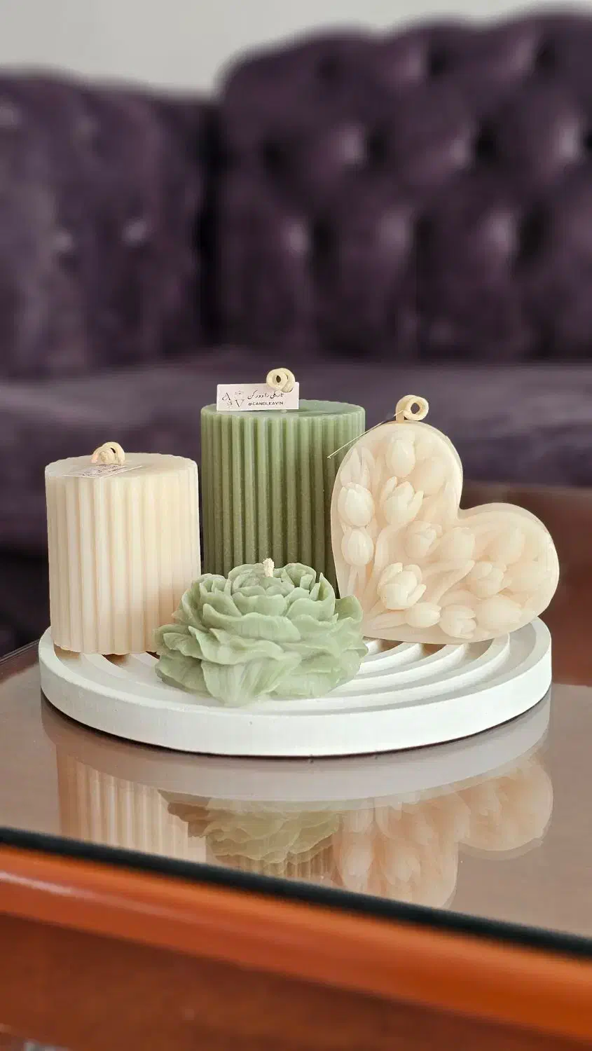 ست شمع لوکس|صنایع دستی و سایر لوازم تزئینی|قم, انصار‌الحسین|دیوار