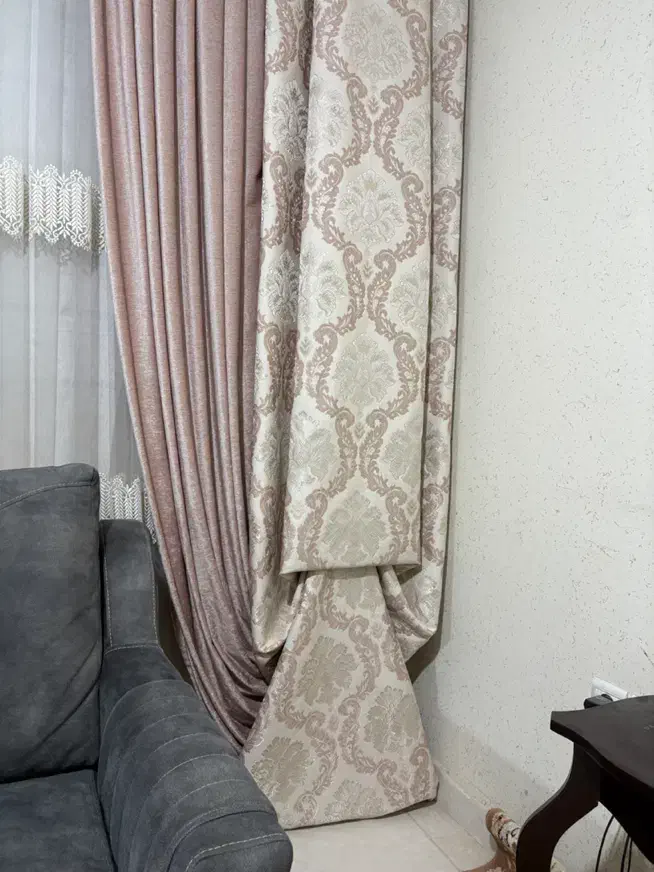 دکور پرده|پرده، رانر، رومیزی|دلیجان, |دیوار