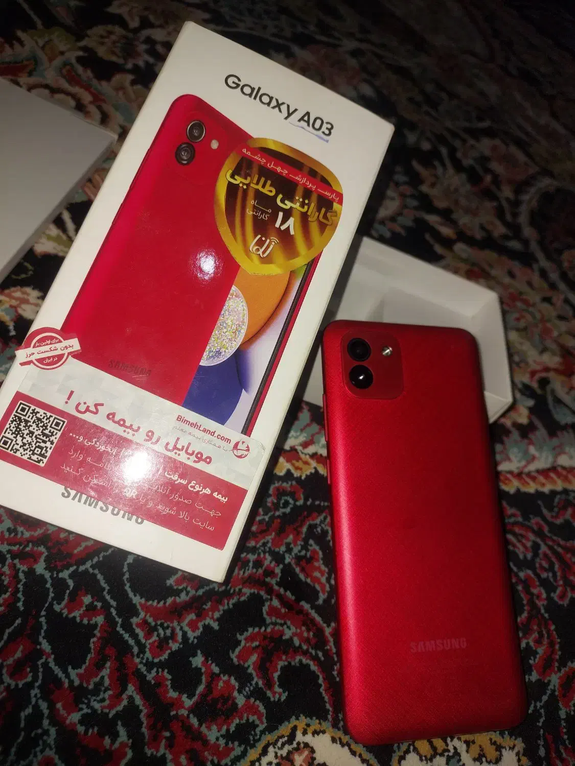 سامسونگ a03|موبایل|قیدار, |دیوار